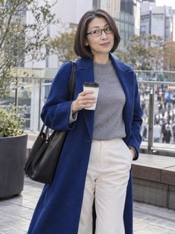体型が分かる全身の写真の例